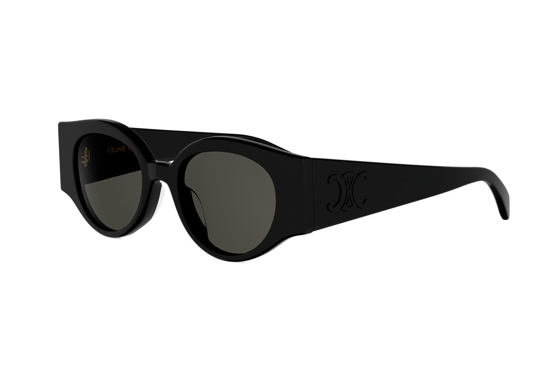 Okulary przeciwsłoneczne celine triomphe stamp cl40341u 01a black round femenino rozmiar 50mm - Widok główny