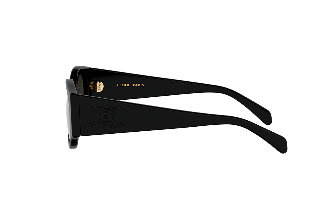 Okulary przeciwsłoneczne celine triomphe stamp cl40341u 01a black round femenino rozmiar 50mm - Widok szczegółowy