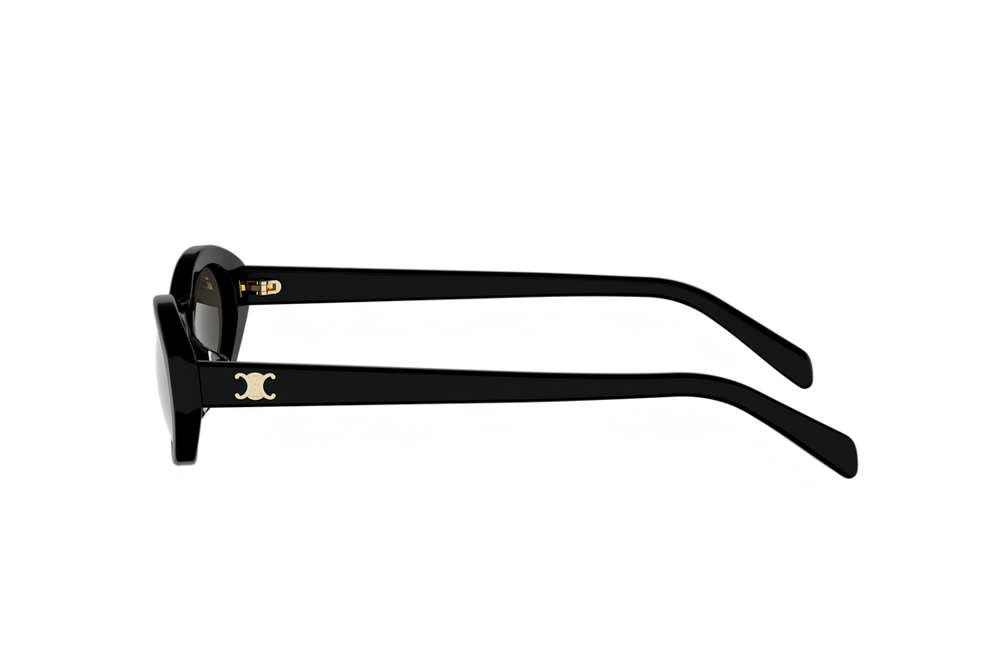 Okulary przeciwsłoneczne celine triomphe mini cl40353u 01a black oval femenino rozmiar 54mm - Widok szczegółowy