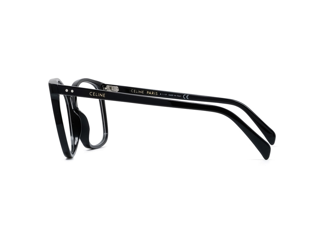 Okulary korekcyjne celine thin cl50027i 001 black geometric femenino rozmiar 55mm - Widok szczegółowy