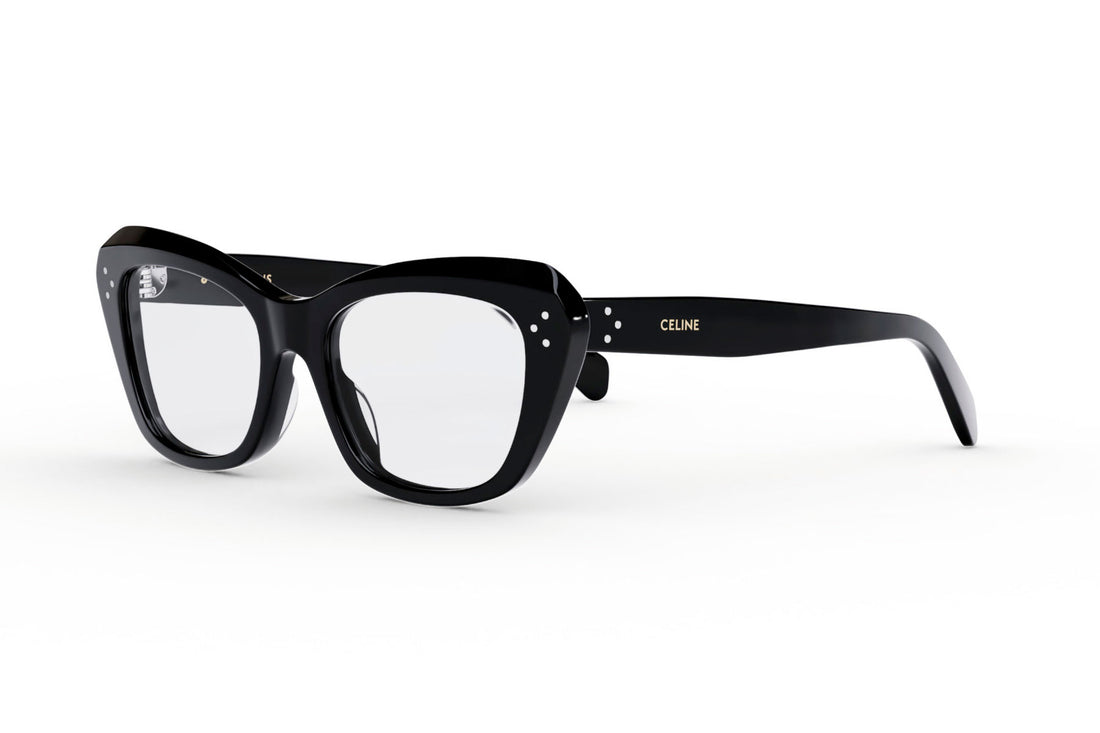 Okulary korekcyjne celine 3 dots cl50112i 001 black cat eye femenino rozmiar 52mm - Widok główny