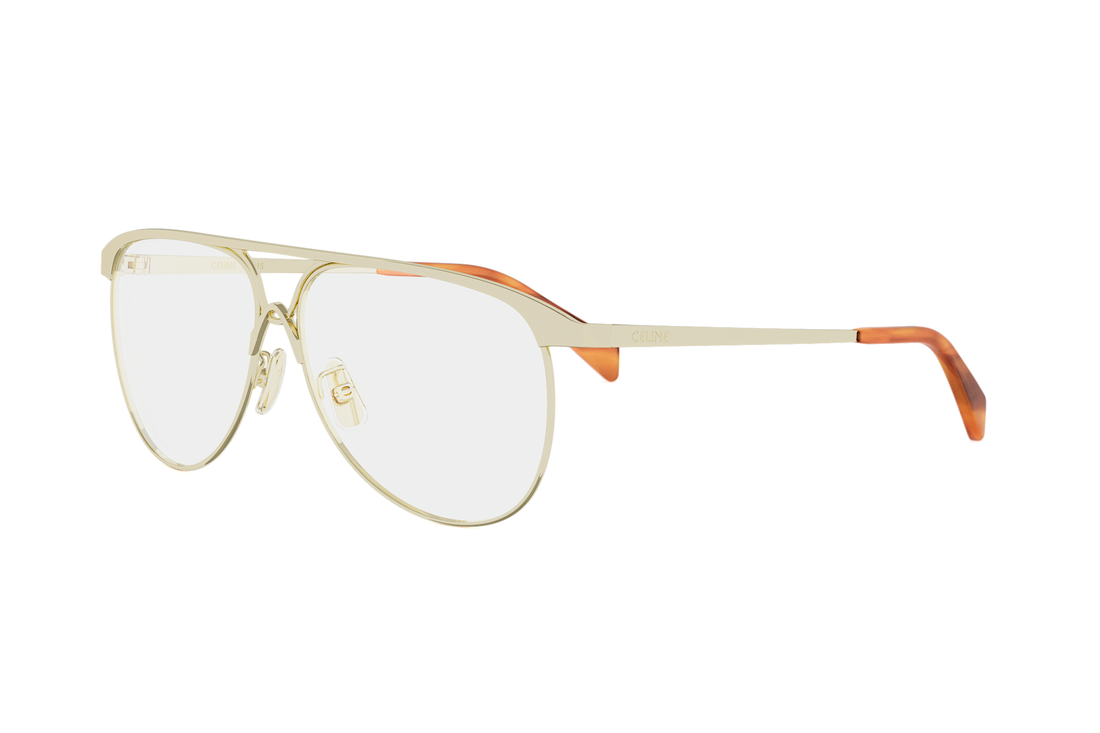 Okulary korekcyjne celine metal cl50183u 032 gold pilot femenino rozmiar 59mm - Widok główny
