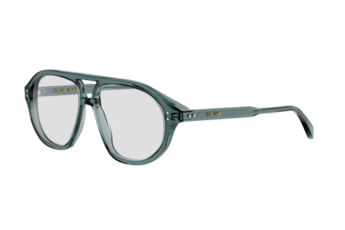 Okulary korekcyjne celine thin cl50191i 093 green pilot masculino rozmiar 56mm - Widok główny