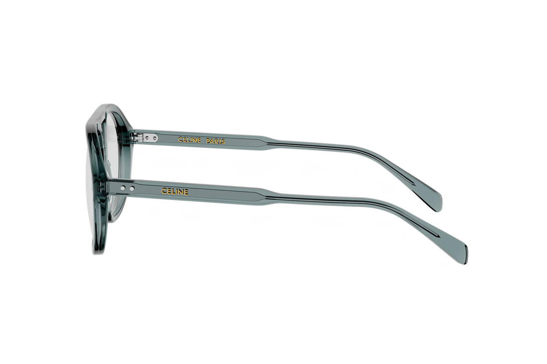 Okulary korekcyjne celine thin cl50191i 093 green pilot masculino rozmiar 56mm - Widok szczegółowy
