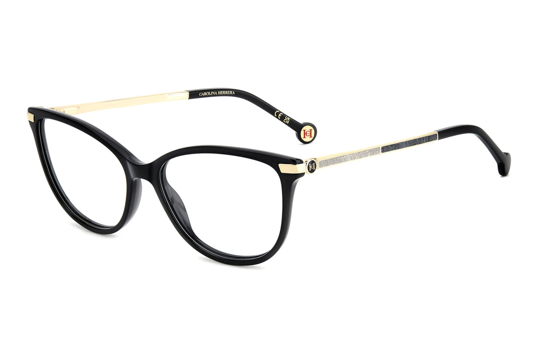 Óculos graduados carolina herrera her 0263 807 negro rectangular femenino tamanho 54mm - Vista principal