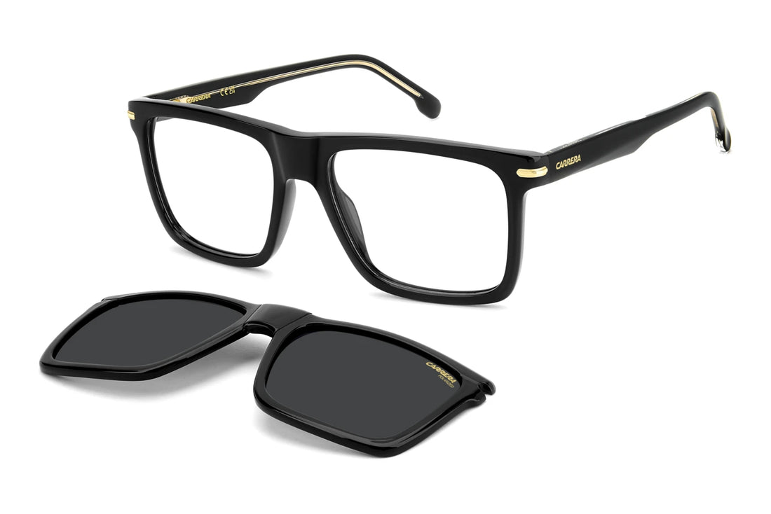 Brillen carrera ca 387/c 807 m9 negro rectangular masculino größe 56mm - Hauptansicht