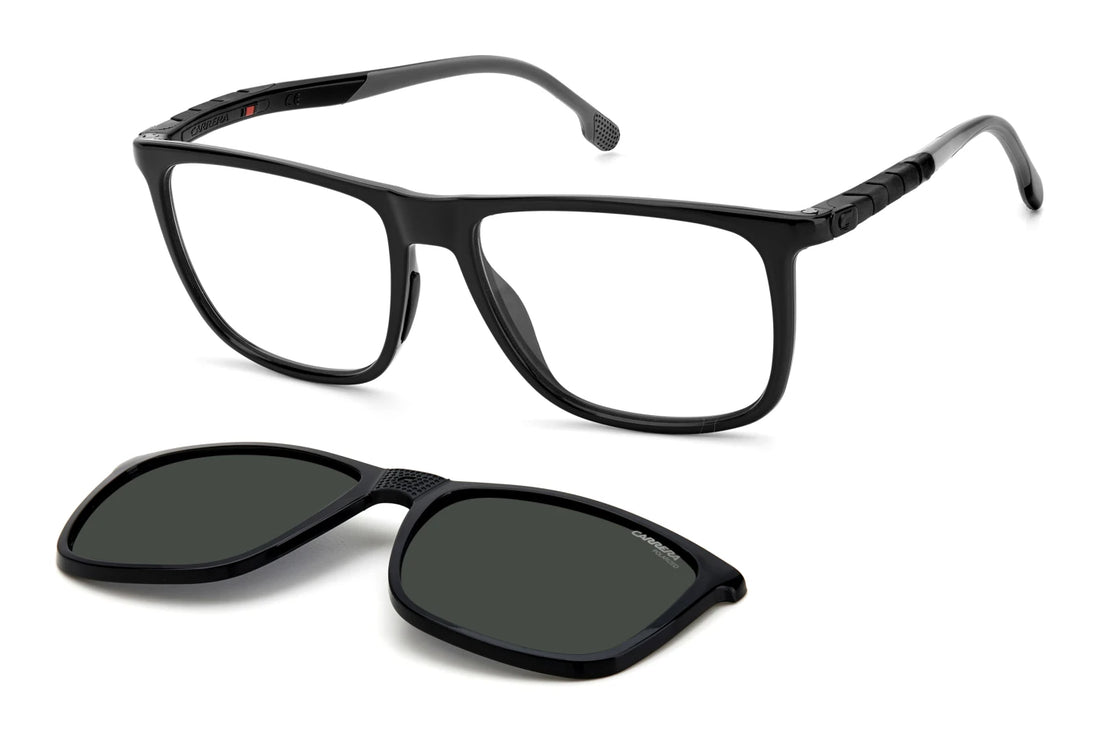 Gafas de sol carrera hyperfit 16/cs 807 m9 negro rectangular masculino talla 55mm - Vista principal