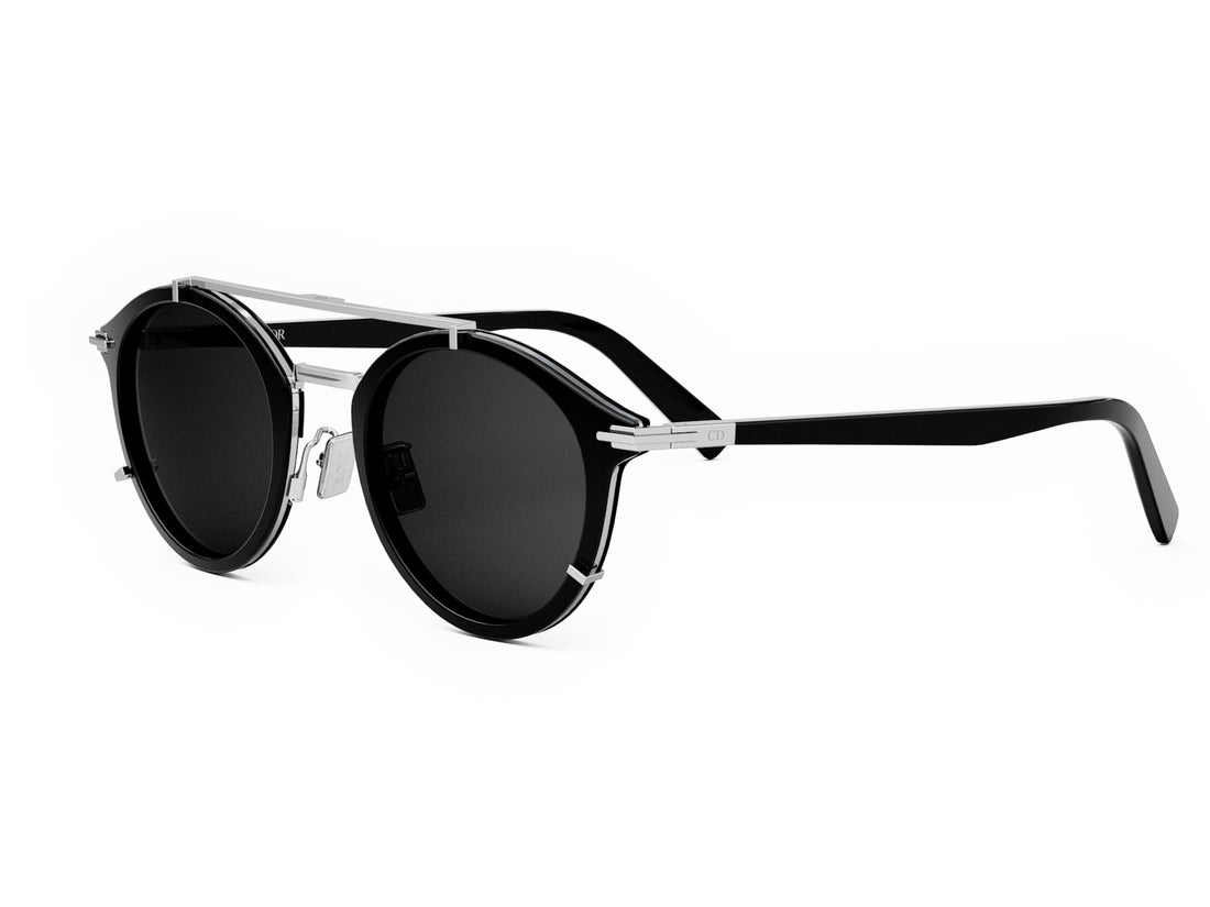 Okulary przeciwsłoneczne diorblacksuit r7u 10a0 black round masculino rozmiar 50mm - Widok główny