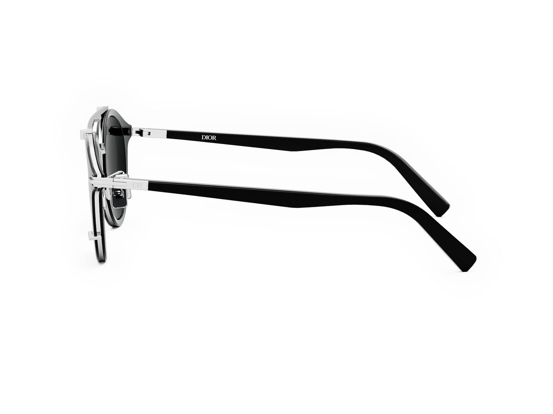 Okulary przeciwsłoneczne diorblacksuit r7u 10a0 black round masculino rozmiar 50mm - Widok szczegółowy