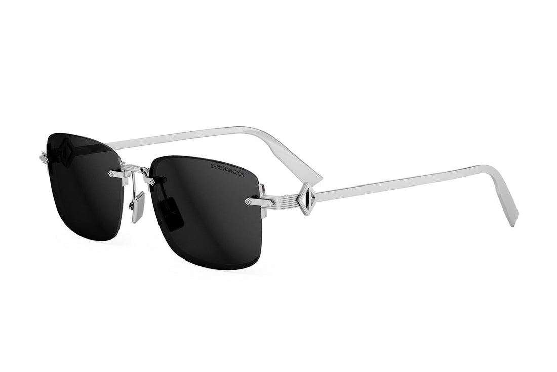 Okulary przeciwsłoneczne dior cd diamond s11u f0a0 silver rectangular masculino rozmiar 54mm - Widok główny