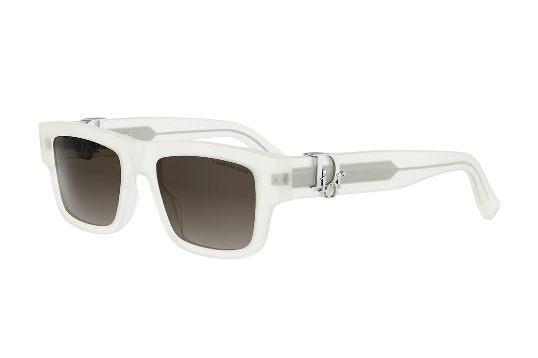 Okulary przeciwsłoneczne dior oblique s3i 50f1 white rectangular masculino rozmiar 52mm - Widok główny
