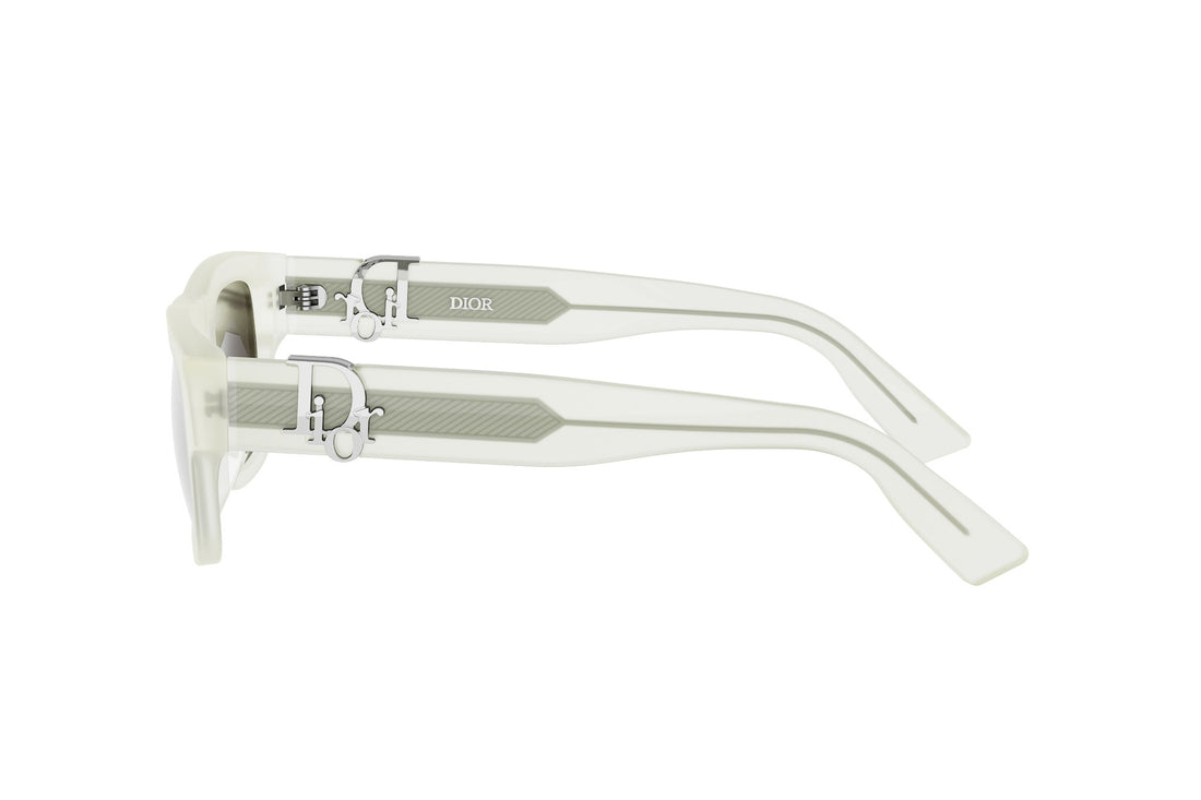 Okulary przeciwsłoneczne dior oblique s3i 50f1 white rectangular masculino rozmiar 52mm - Widok szczegółowy