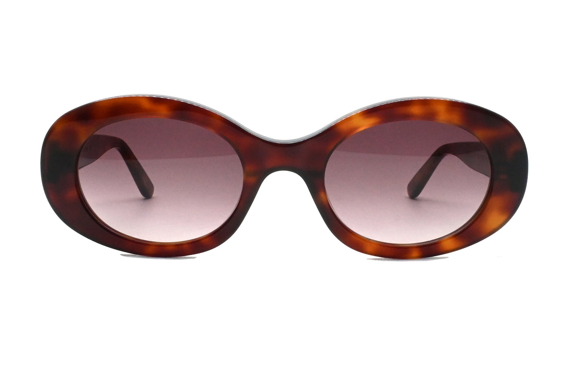 Occhiali da sole greyhounders duna c2 havana havana oval femenino taglia 52mm - Vista dettagliata