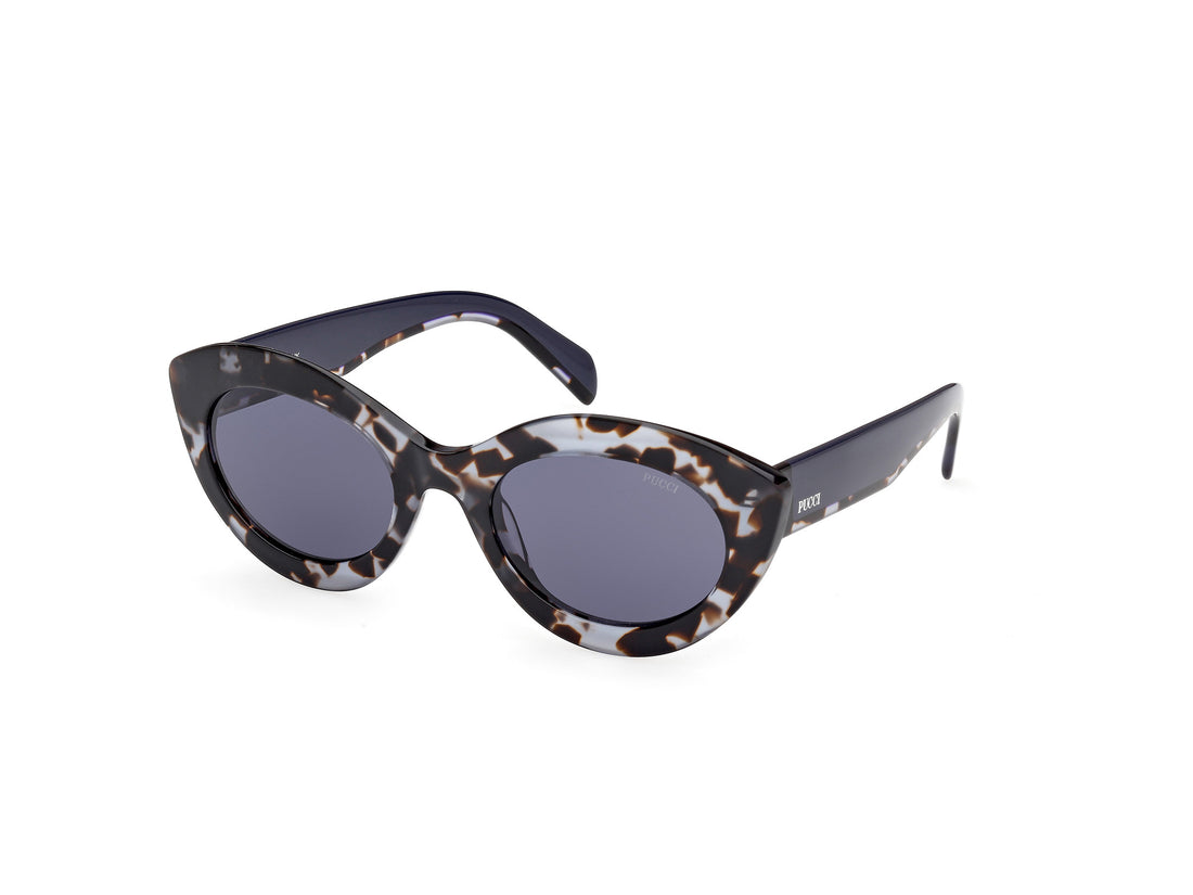 Sonnenbrillen emilio pucci ep0203 55v havana cat eye femenino größe 53mm - Hauptansicht