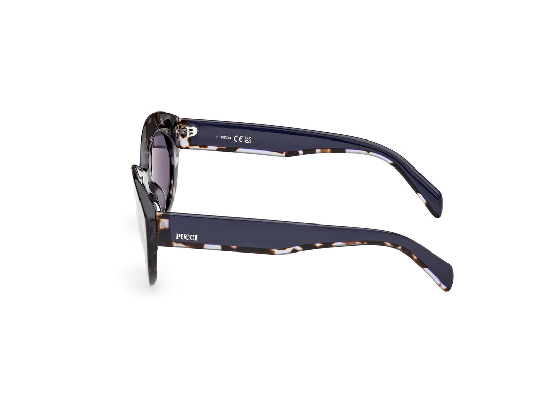 Sonnenbrillen emilio pucci ep0203 55v havana cat eye femenino größe 53mm - Detailansicht
