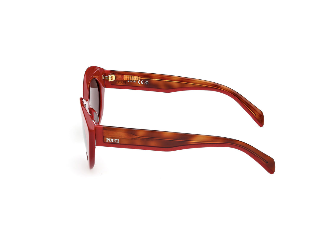 Sonnenbrillen emilio pucci ep0203 66a rojo cat eye femenino größe 53mm - Detailansicht