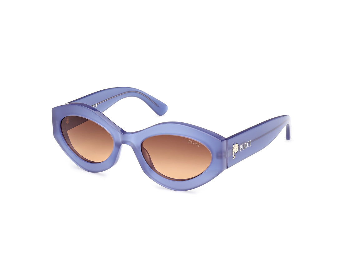 Sonnenbrillen emilio pucci ep0227 90f azul geometric femenino größe 54mm - Hauptansicht