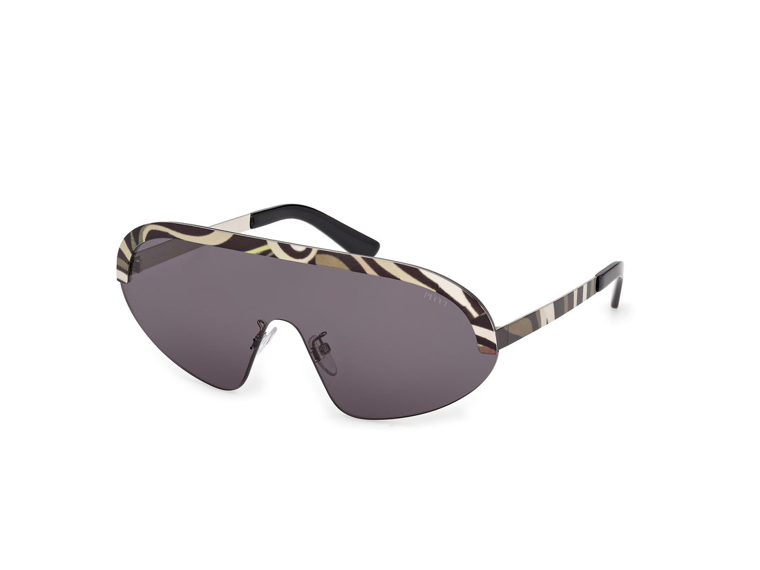 Sonnenbrillen emilio pucci ep0237 20a gris shield femenino größe 0mm - Hauptansicht