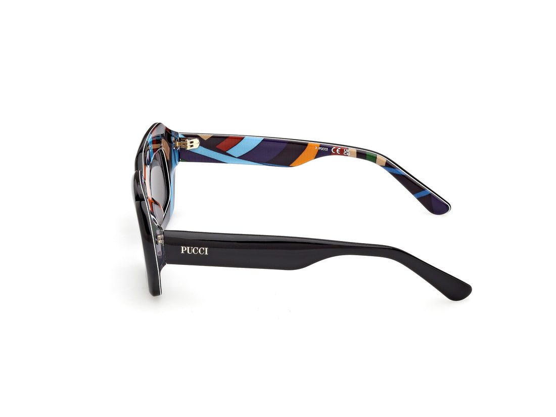 Sonnenbrillen emilio pucci ep0245 05a negro square femenino größe 51mm - Detailansicht