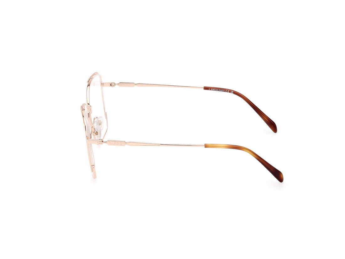 Occhiali da vista emilio pucci ep5221 28a dorado femenino taglia 53mm - Vista dettagliata
