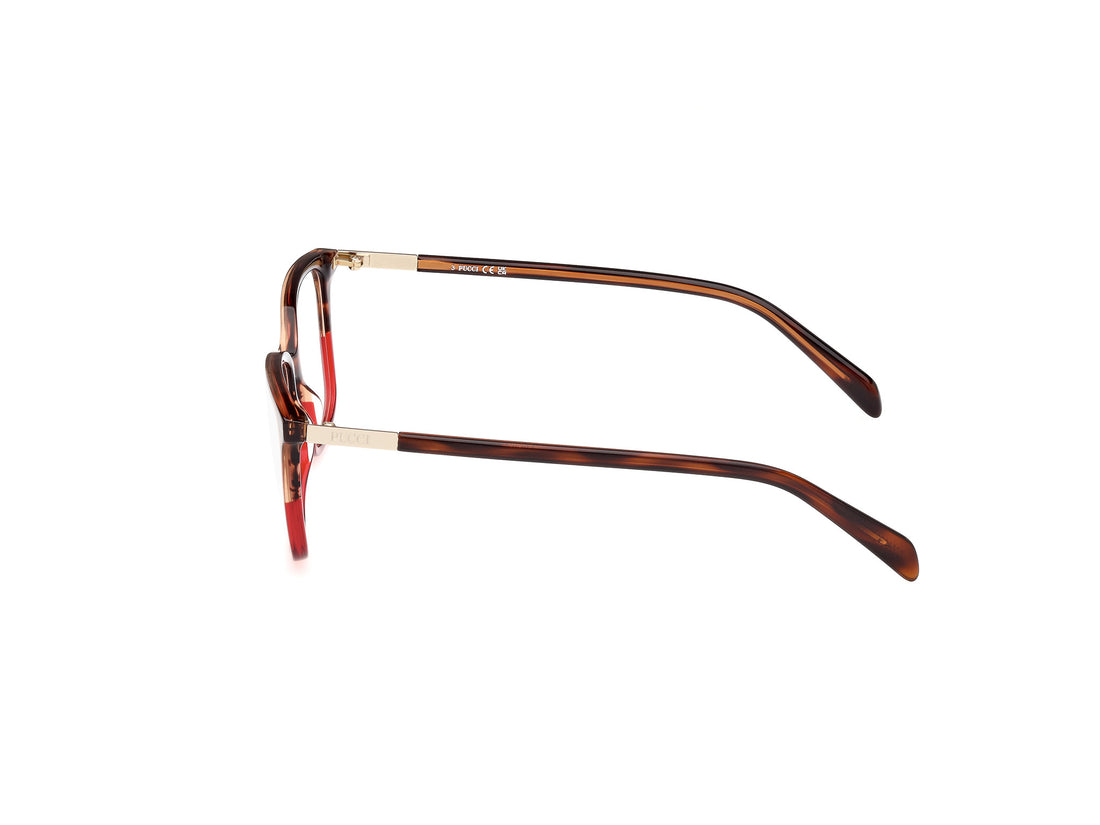 Occhiali da vista emilio pucci ep5253 056 havana femenino taglia 52mm - Vista dettagliata