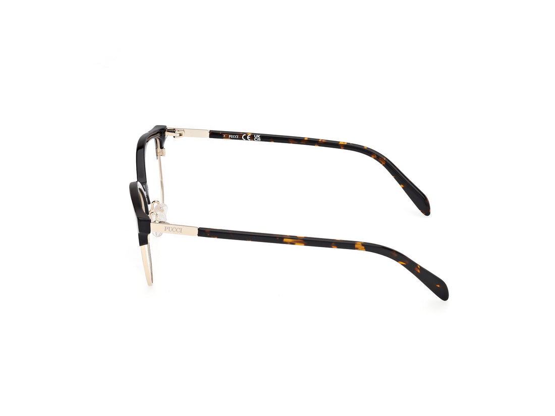 Brillen emilio pucci ep5259 001 negro round femenino größe 55mm - Detailansicht