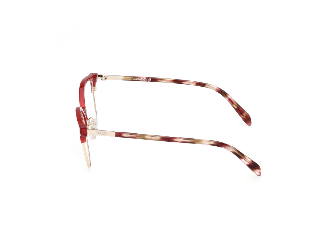 Brillen emilio pucci ep5259 066 rojo round femenino größe 55mm - Detailansicht