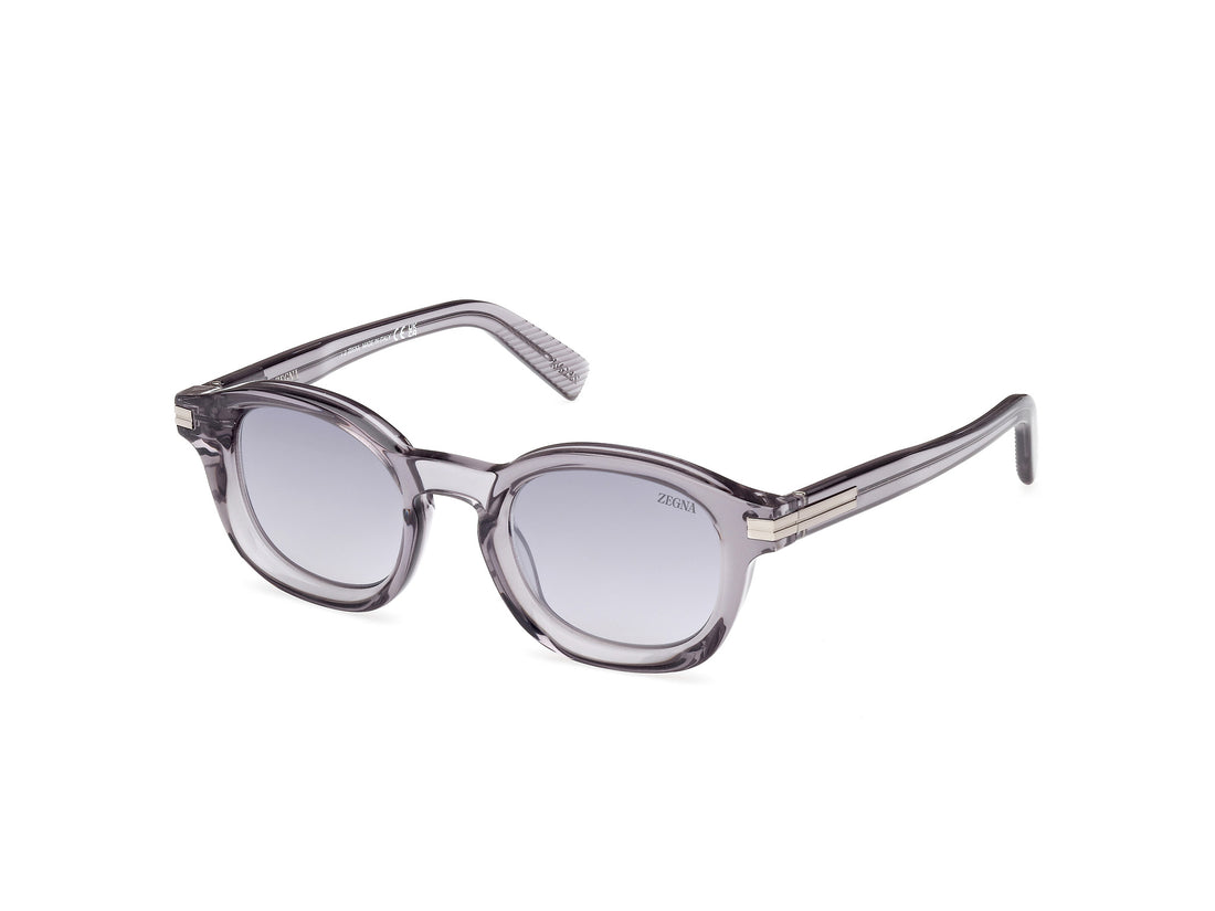 Lunettes de soleil ermenegildo zegna ez0229 20c gris unisex taille 47mm - Vue principale