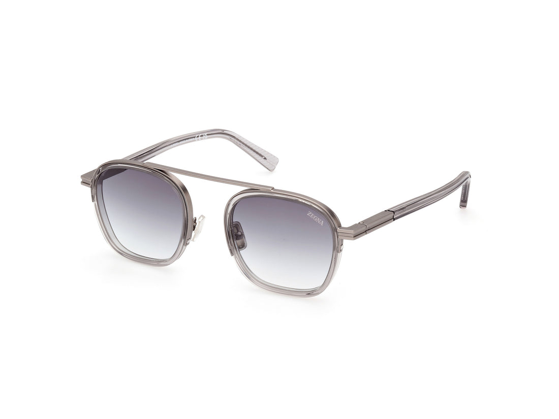 Lunettes de soleil ermenegildo zegna ez0231 20b gris masculino taille 51mm - Vue principale
