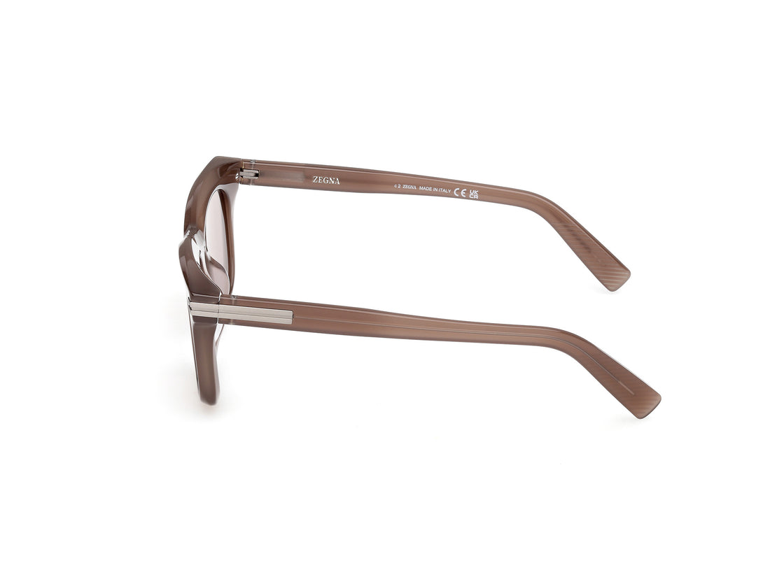 Sunglasses ermenegildo zegna ez0270 51e round masculino size 52mm - Detailed view