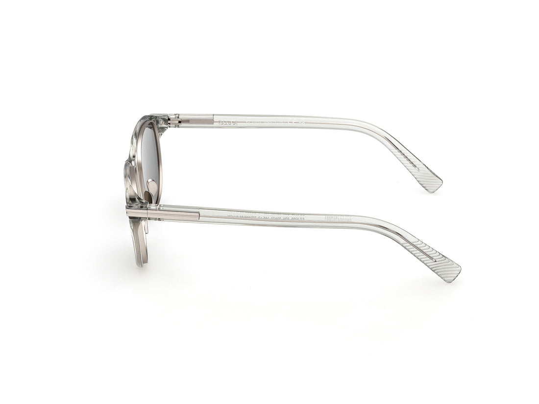 Óculos de sol ermenegildo zegna ez0285 93n verde round masculino tamanho 50mm - Vista de detalhe