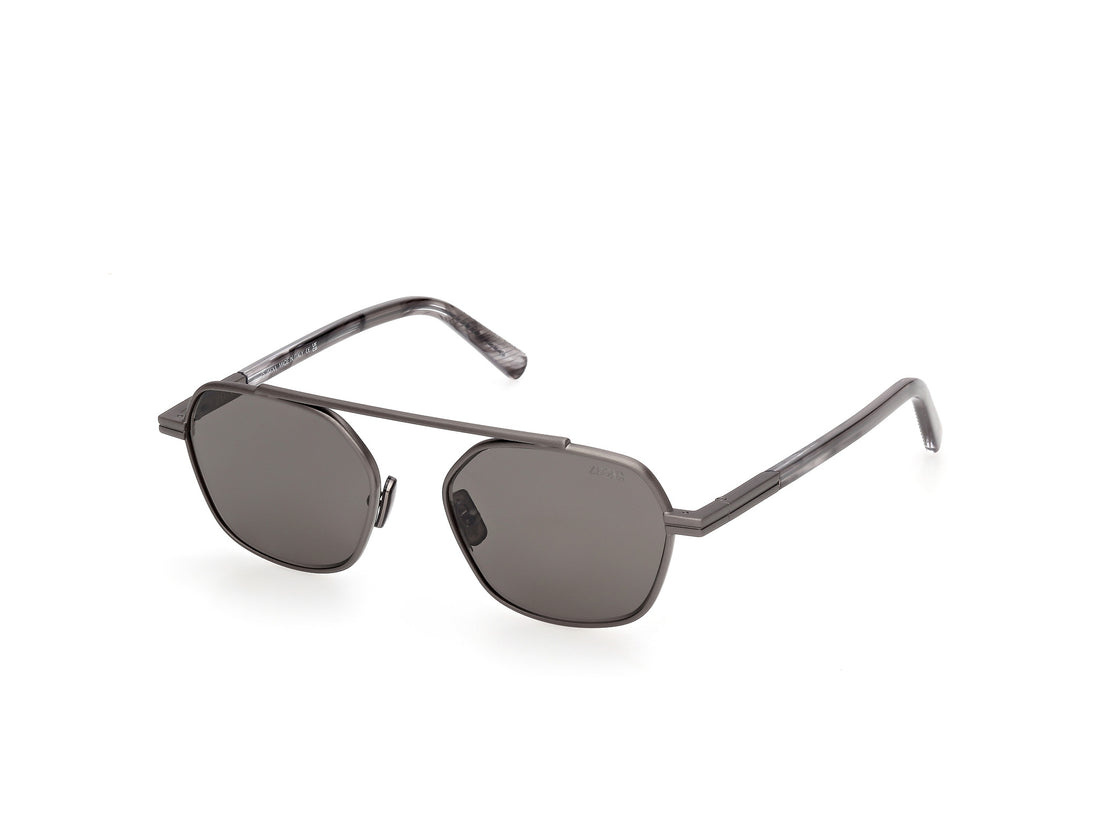Sonnenbrillen ermenegildo zegna ez0316 20d gris geometric masculino größe 53mm - Hauptansicht