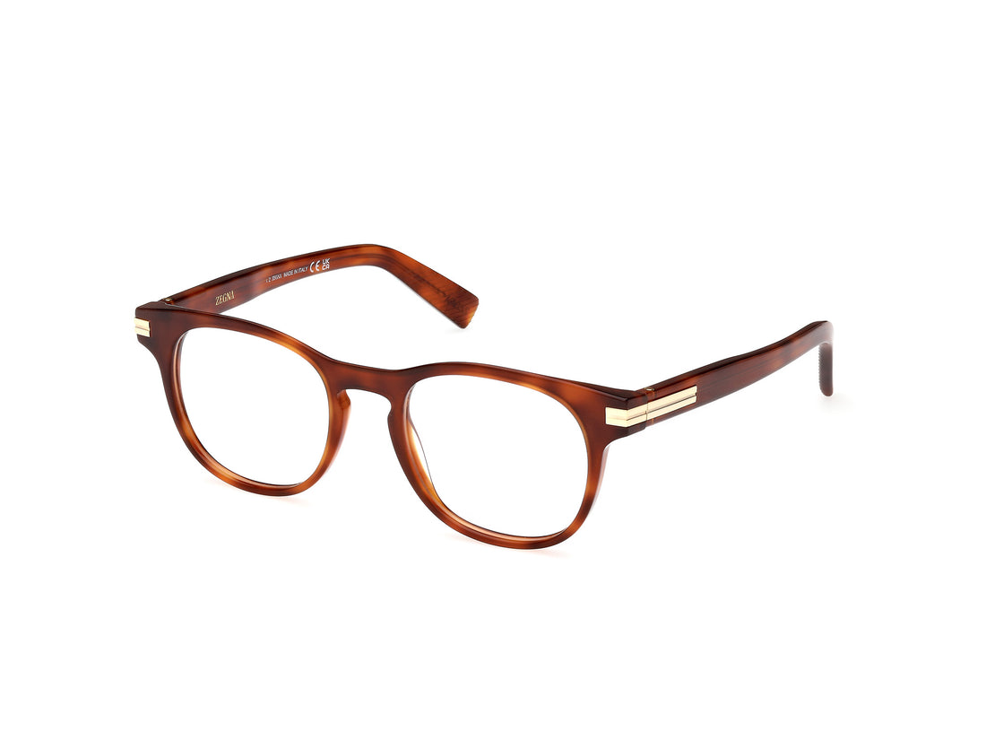 Brillen ermenegildo zegna ez5268 053 havana masculino größe 51mm - Hauptansicht