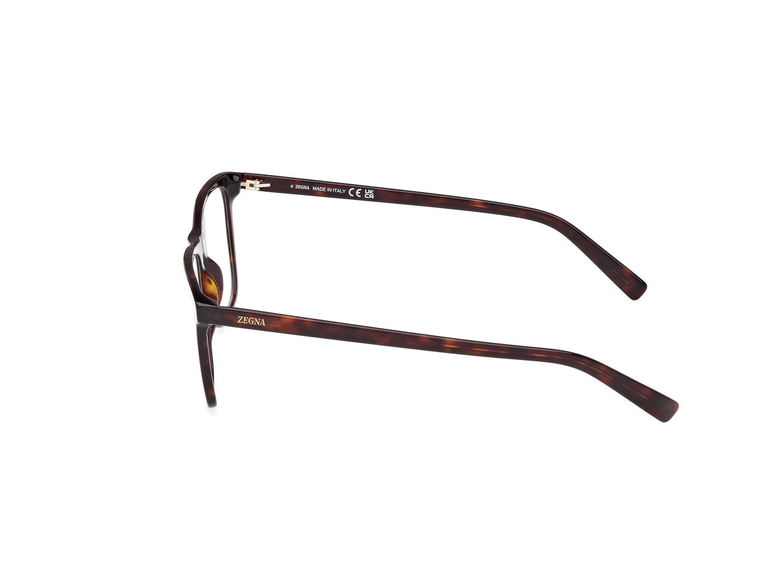 Brillen ermenegildo zegna ez5275 052 havana masculino größe 55mm - Detailansicht