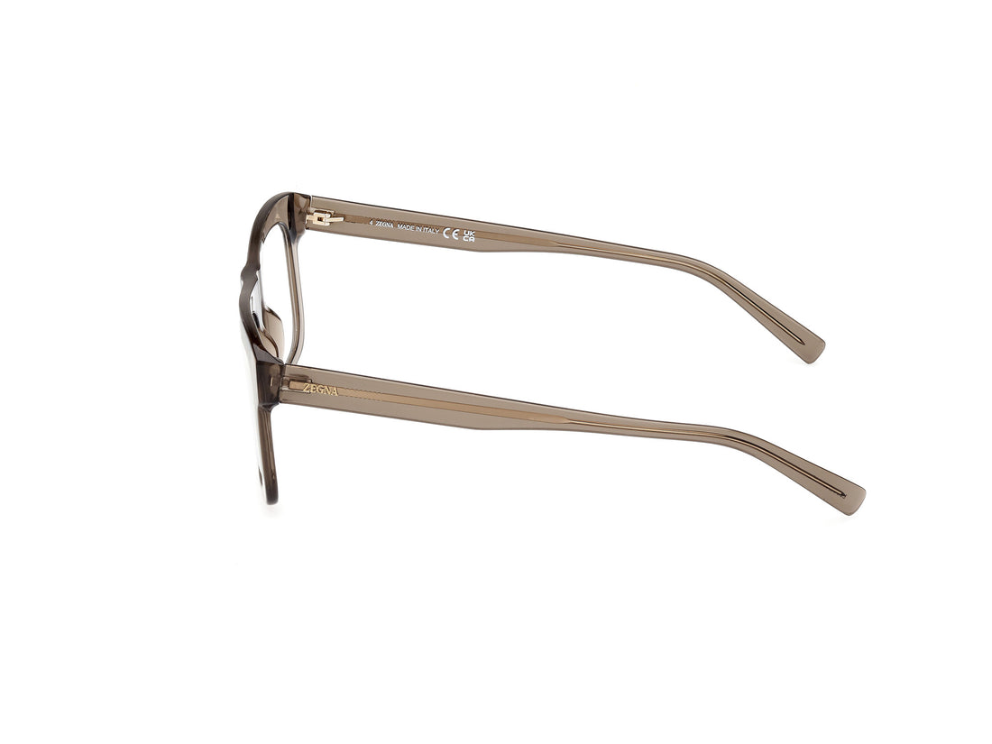 Brillen ermenegildo zegna ez5276 051 marron masculino größe 52mm - Detailansicht