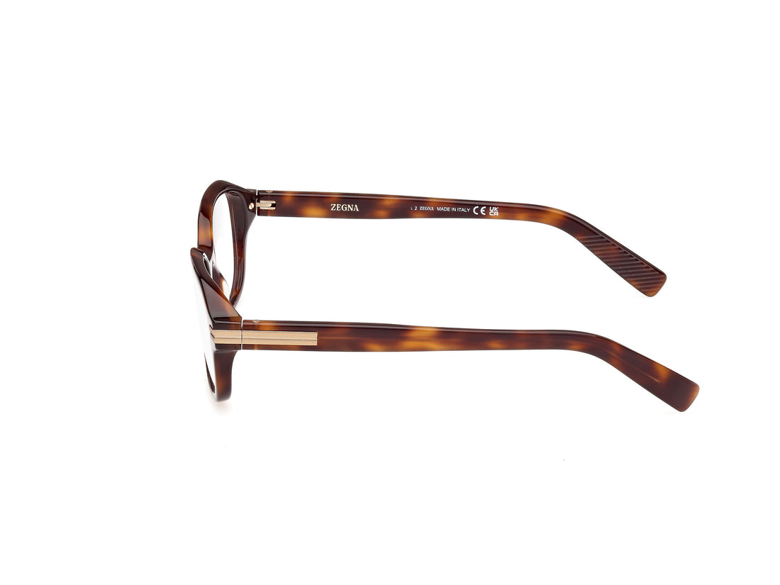 Brillen ermenegildo zegna ez5280 052 havana masculino größe 52mm - Detailansicht