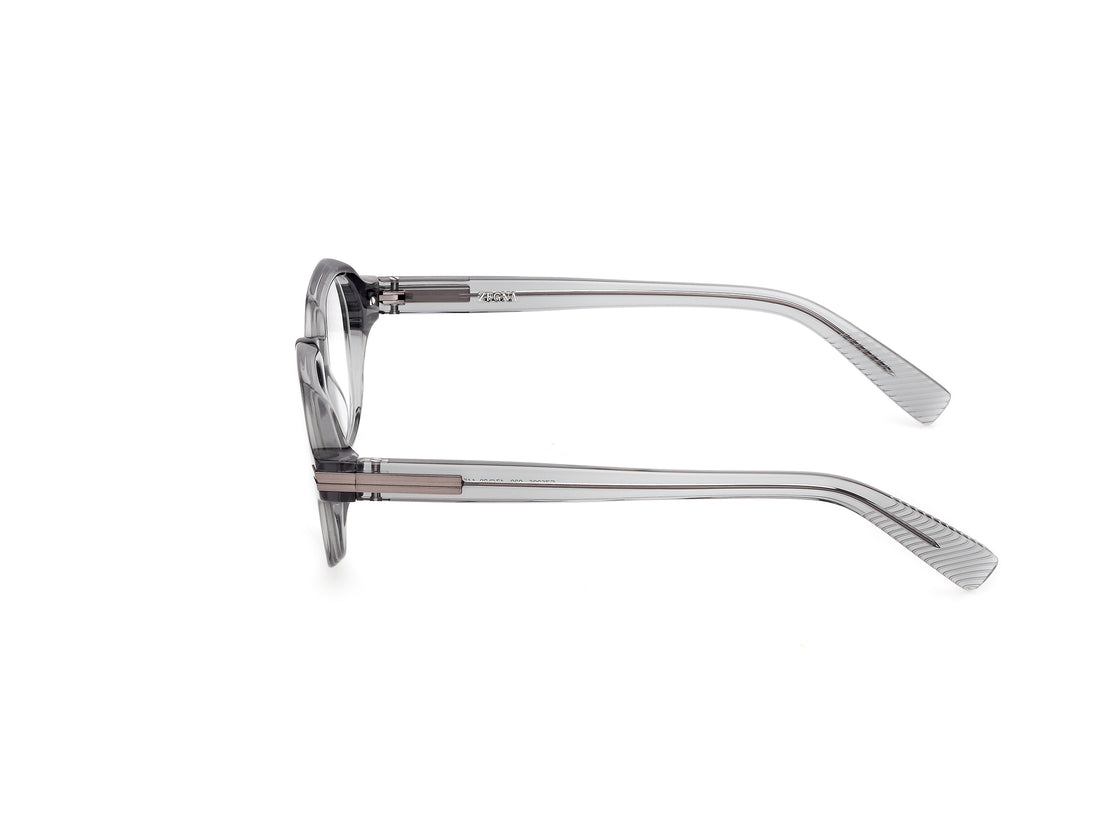 Brillen ermenegildo zegna ez5295 020 gris geometric masculino größe 47mm - Detailansicht