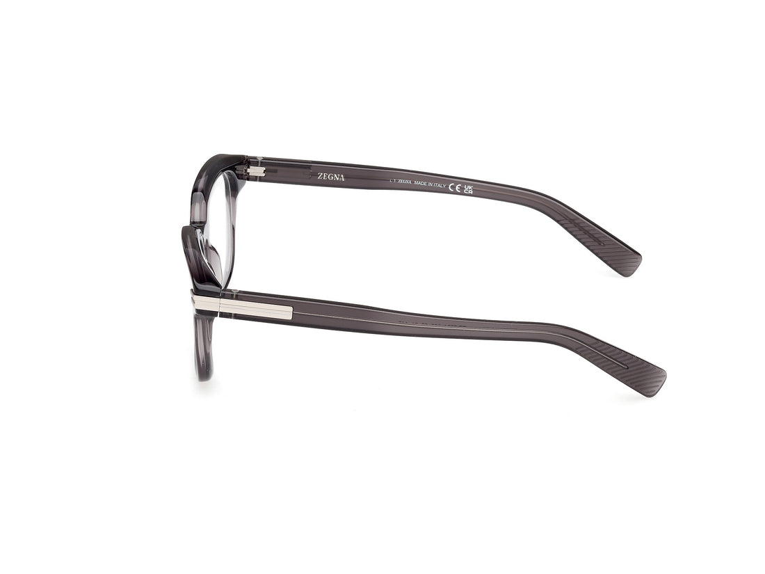 Óculos graduados ermenegildo zegna ez5304 020 gris geometric masculino tamanho 54mm - Vista de detalhe