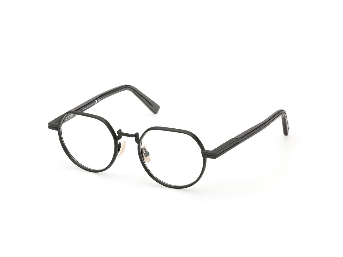 Óculos graduados ermenegildo zegna ez5324 097 verde geometric masculino tamanho 50mm - Vista principal