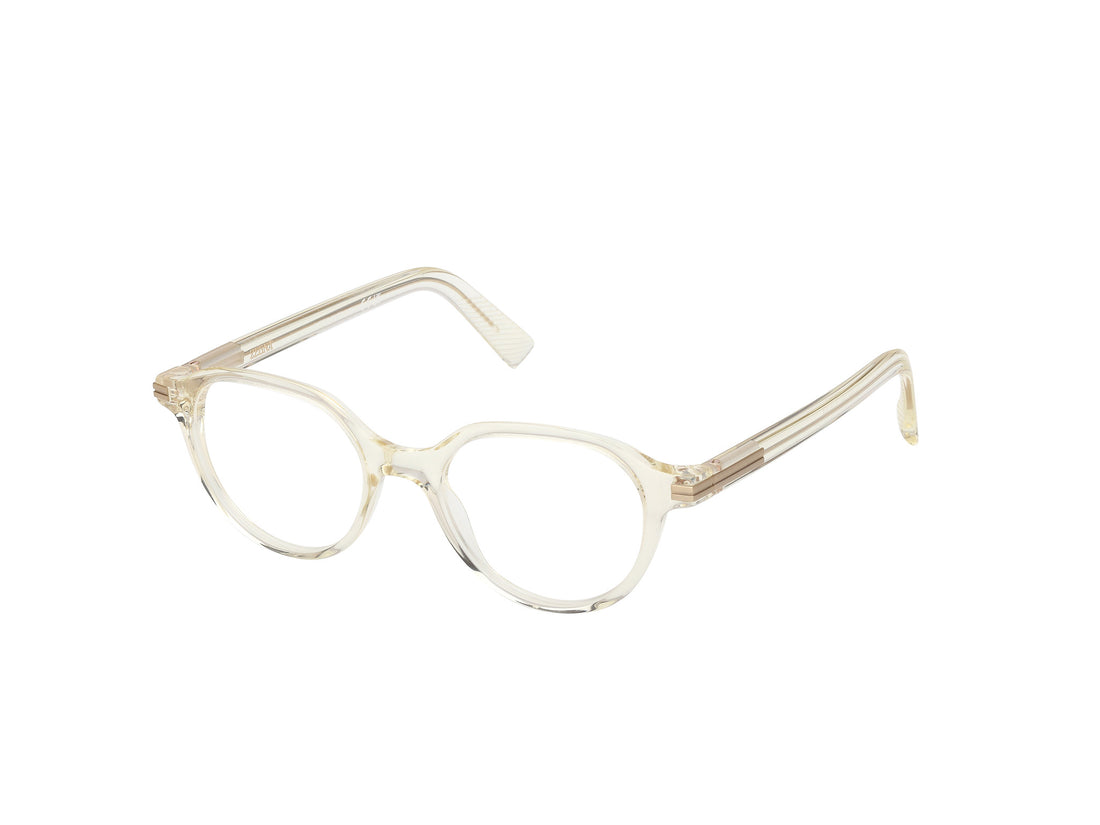 Óculos graduados ermenegildo zegna ez5329 039 amarillo geometric masculino tamanho 50mm - Vista principal