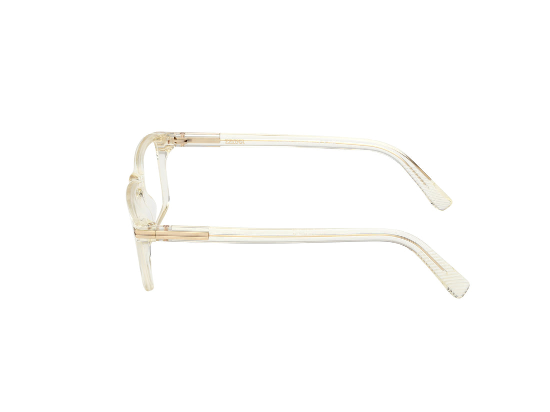 Óculos graduados ermenegildo zegna ez5333 039 amarillo rectangular masculino tamanho 55mm - Vista de detalhe