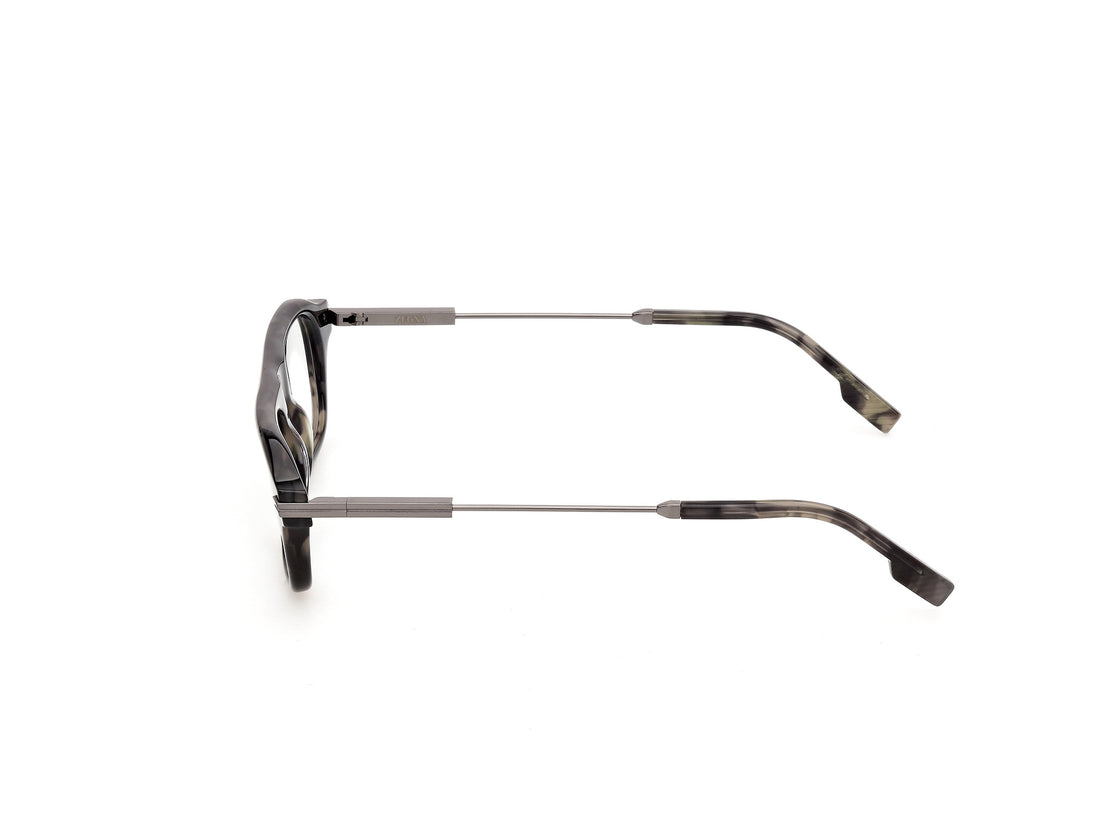 Lunettes de vue ermenegildo zegna ez5361 055 havana geometric masculino taille 51mm - Vue détaillée