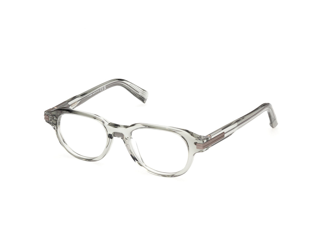 Brillen ermenegildo zegna ez5362 093 verde oval masculino größe 50mm - Hauptansicht