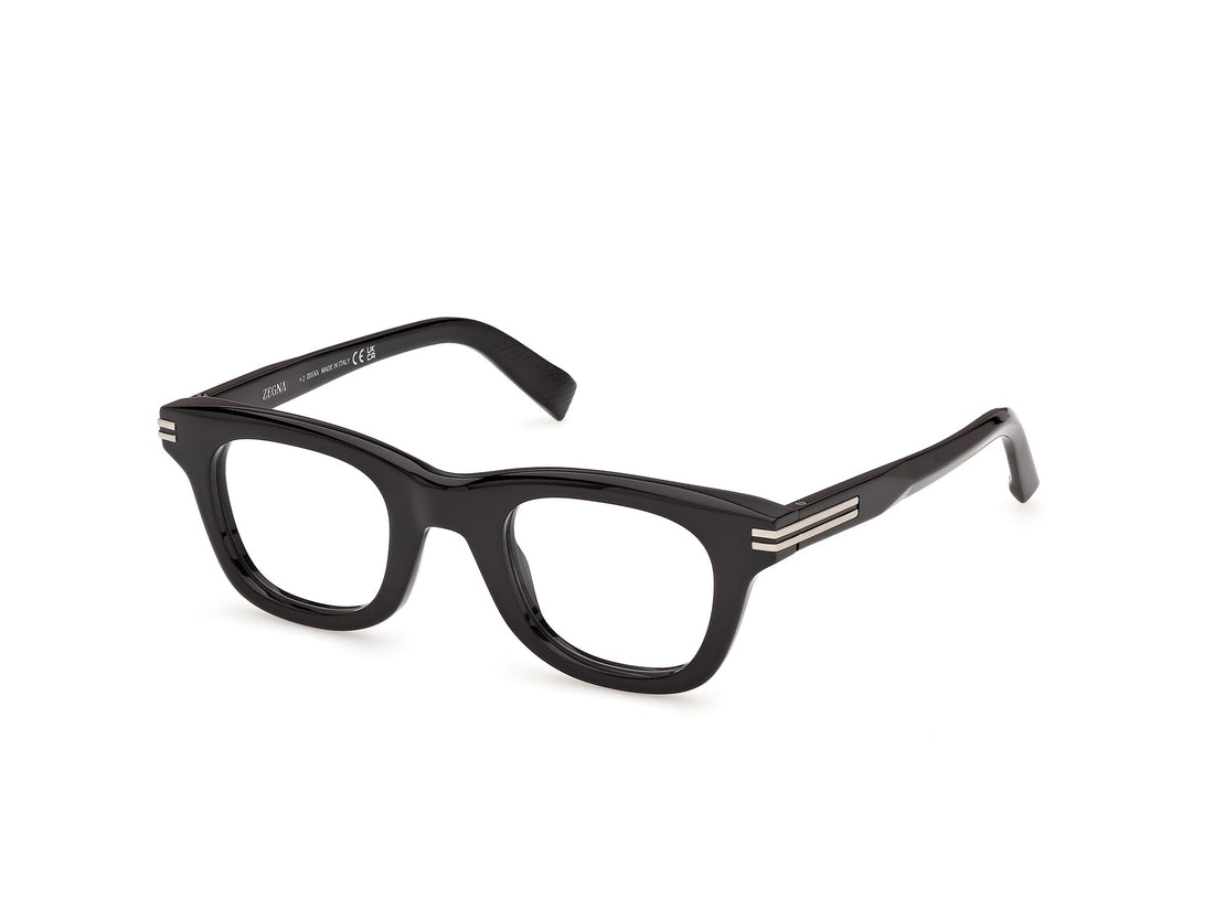 Lunettes de vue ermenegildo zegna ez5374 001 negro geometric masculino taille 50mm - Vue principale