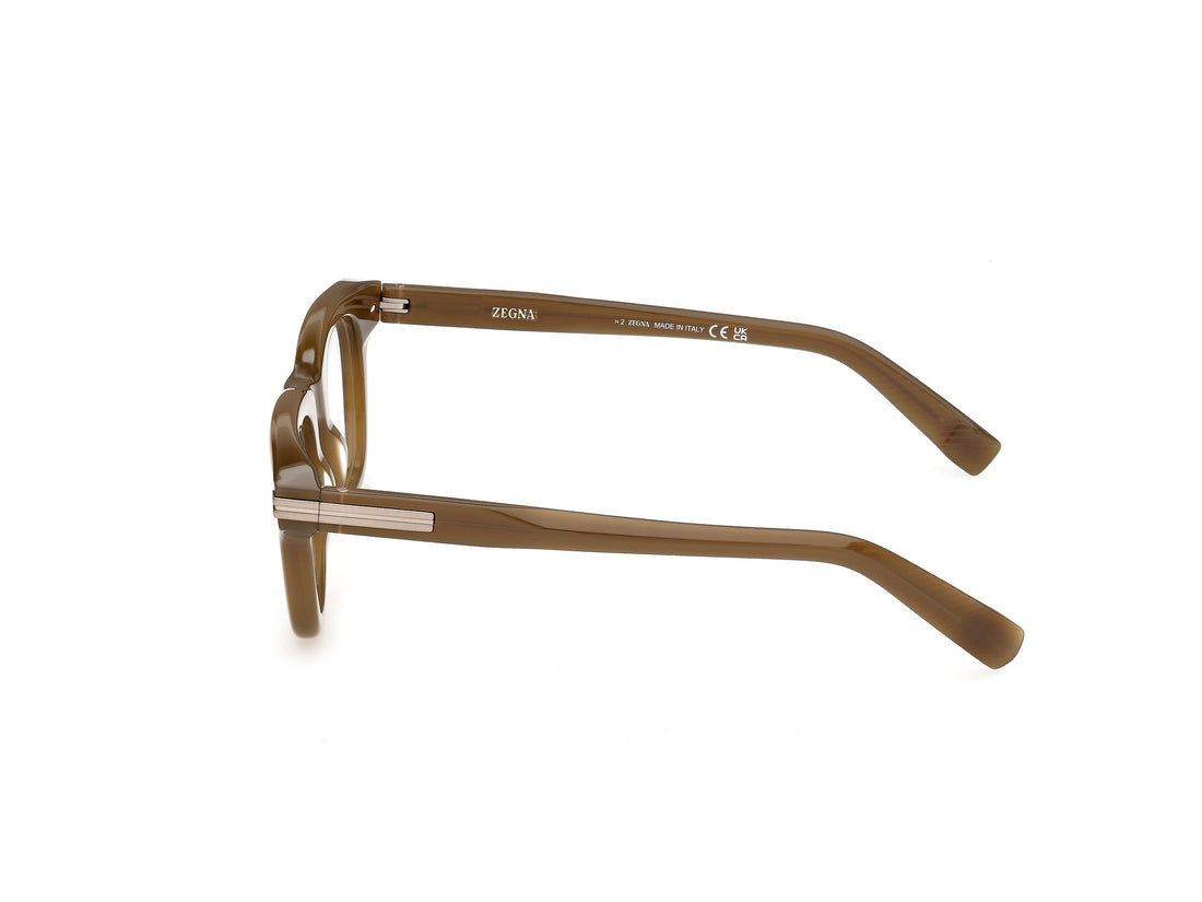 Lunettes de vue ermenegildo zegna ez5374 098 verde geometric masculino taille 47mm - Vue détaillée