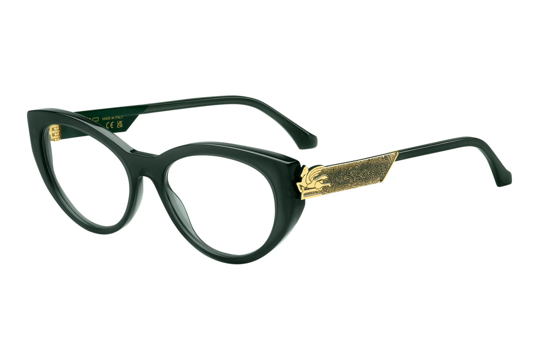 Occhiali da vista etro 0041 1ed 99 verde cat eye femenino taglia 53mm - Vista principale