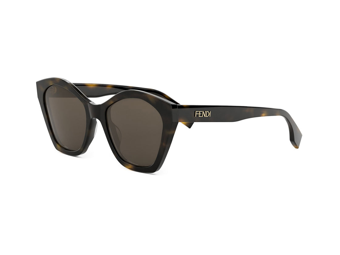 Occhiali da sole fendi lettering fe40175i 52e havana geometric femenino taglia 54mm - Vista principale