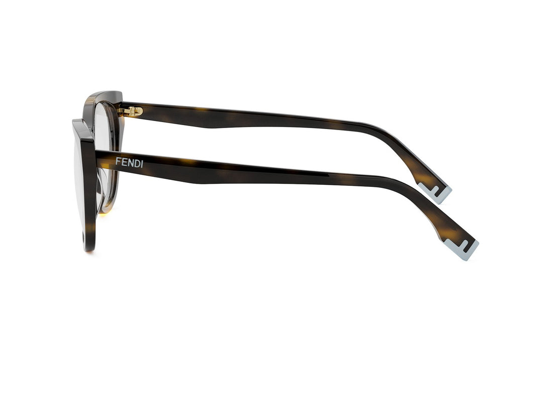 Gafas graduadas fendi way fe50120i 052 havana pantos femenino talla 54mm - Vista de detalle