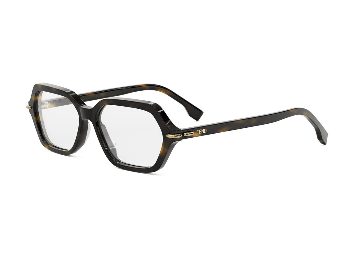Brillen fendi selleria fe50125i 052 havana geometric femenino größe 54mm - Hauptansicht