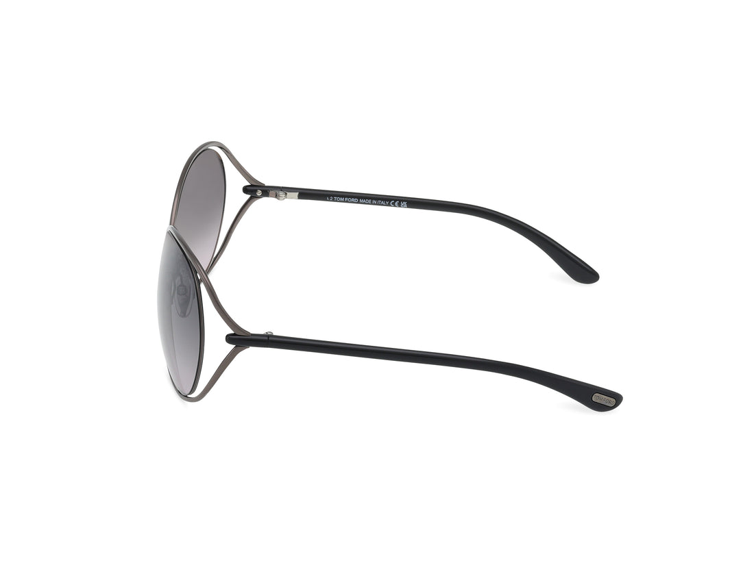 Sonnenbrillen tom ford ft0157 carla 08b plateado geometric femenino größe 66mm - Detailansicht